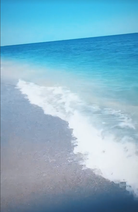 Plaja Tuzla i-a cucerit pe turiști /Foto: TikTok