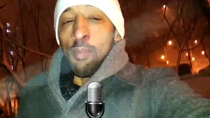 VIDEO Lui Kamara ii arde de glume in plin viscol! "Buna dimineata, Romania! Direct din zapada va spun cateva bancuri"