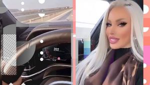 Loredana Chivu, aroganță la volan. S-a filmat în timp ce gonea cu 200 km/h