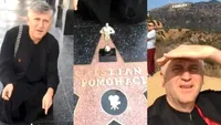 Să vezi și să nu crezi! Cristian Pomohaci a ajuns la Hollywood și și-a cumpărat stea pe ”Walk of fame”