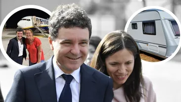 Nicuşor Dan şi Mirabela Grădinaru trăiesc împreună, dar se distrează separat. Preşedintele la Milano cu fiica- “soţia” în vacanţă cu rulota