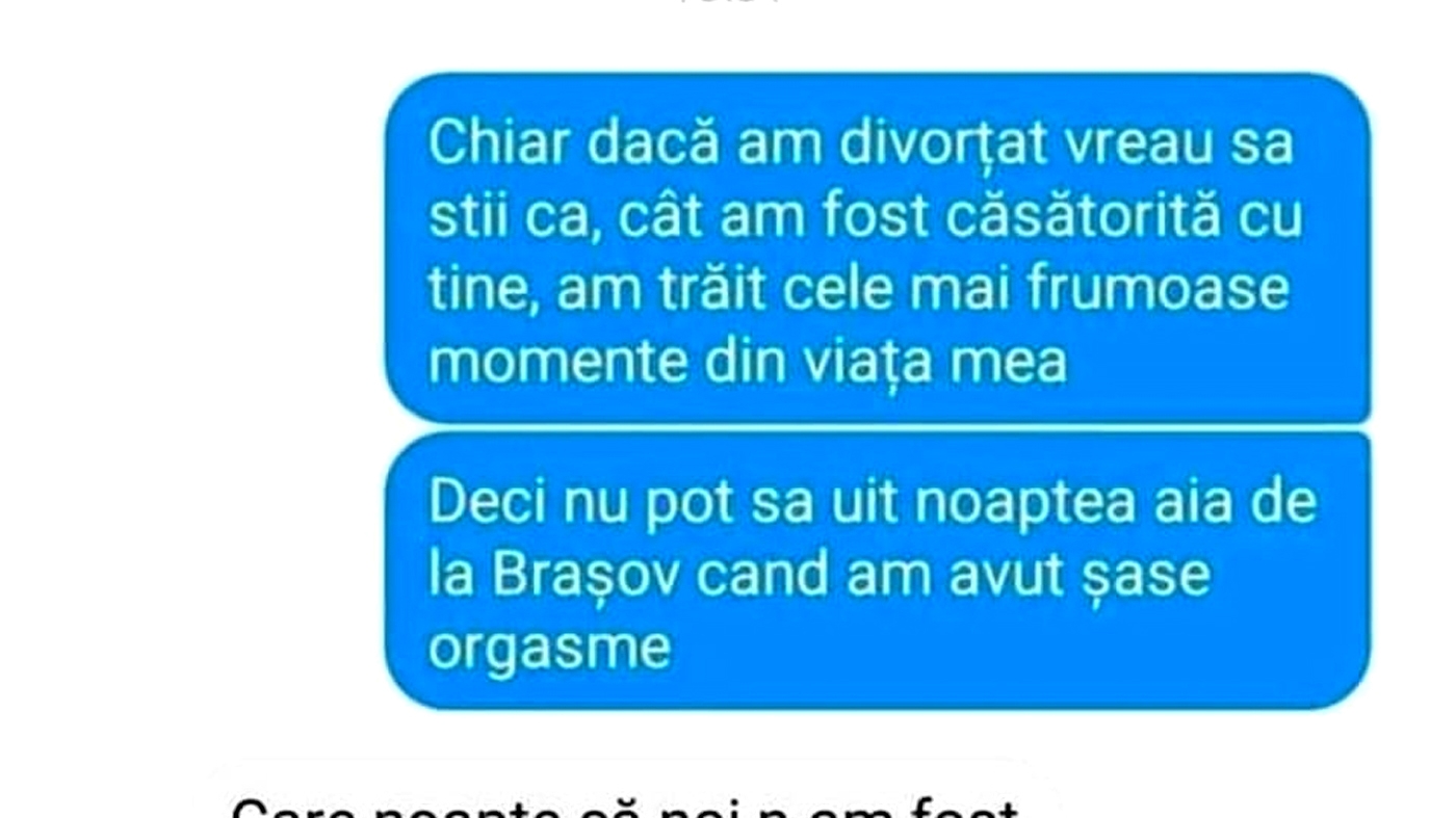 BANCUL ZILEI | "Nu pot să uit noaptea aia de la Brașov, când am avut 6 orgasme"