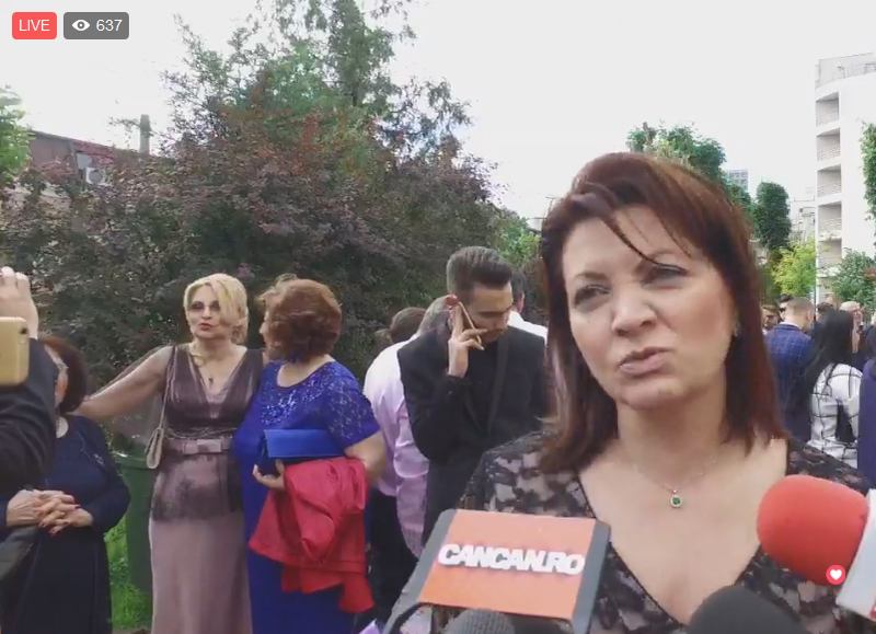 Gina Matache este astăzi emoţionată pentru fiica ei