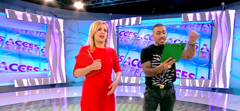 Simona Gherghe, la un pas să fie accidentată din vina lui Alex Velea. Ce s-a întâmplat în platoul de la “Acces Direct”