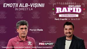 Marian Rada este invitat la "EXCLUSIV RAPID" marți, 9 aprilie, de la ora 21.00