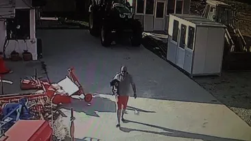 Au furat câinele unei familii din Pielești, Dolj, dar au uitat de camerele de supraveghere. Păgubitul speră ca hoții să fie recunoscuți