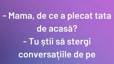 BANCUL DE LUNI | Mama, de ce a plecat tata de acasă?