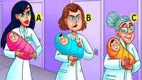 Test de logică | Care dintre aceste 3 femei a furat bebelușul din maternitate?
