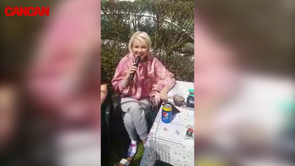 Maria Constantin a făcut paranghelie în fața blocului! Uite cu cine a petrecut artista de Paște