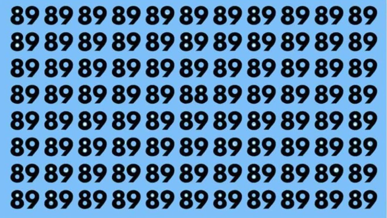 Test de perspicacitate | Găsiți numărul 88 în cel mult 5 secunde!