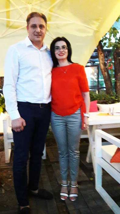 Geanina Terceanu și soțul ei, Ionuț Ploieșteanu