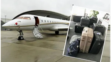 Descoperire SOCANTA intr-un avion privat! Ce transportau doi frati de bani gata in valizele lor
