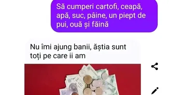 BANC | „Ăștia sunt toți banii pe care îi am”