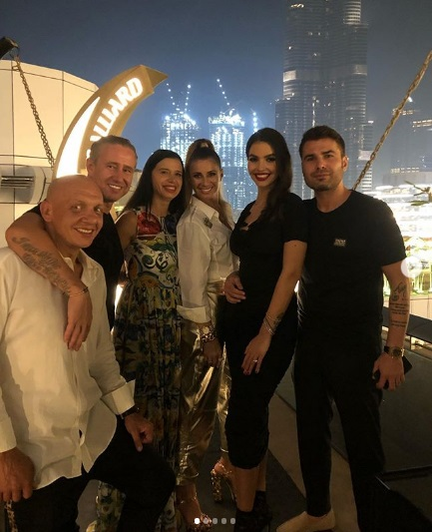 Anamaria Prodan, declarație de iubire în public pentru Laurențiu Reghecampf de ziua lui! Imagini spectaculoase de la petrecerea de 5 stele din Dubai
