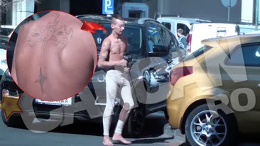 El e cel mai inflacarat “parcagiu” din Bucuresti! Tatuat si in colanti, face legea pe Calea Victoriei!