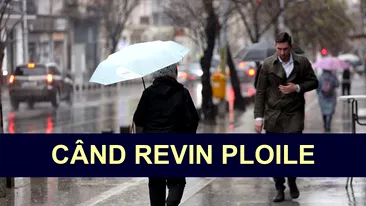 Avertizări ANM de ploi, grindină şi vijelii! Zonele din  România în care vine URGIA