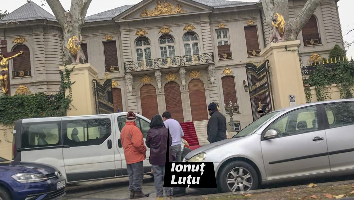 Ionuț Luțu, cancelarul lui Gigi Becali, și-a deschis ”punct de lucru” la poarta Palatului din Aleea Alexandru!