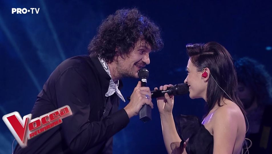 Tudor Chirilă și Irina Rimes, la "Vocea României" (Foto: Facebook)