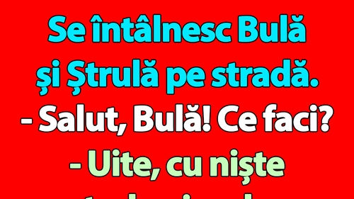 BANC | Bulă și Ștrulă se întâlnesc la Piața Sudului
