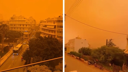 Meteorologii, în alertă: Un val uriaș de praf african a intrat în Europa. Când ajunge în România