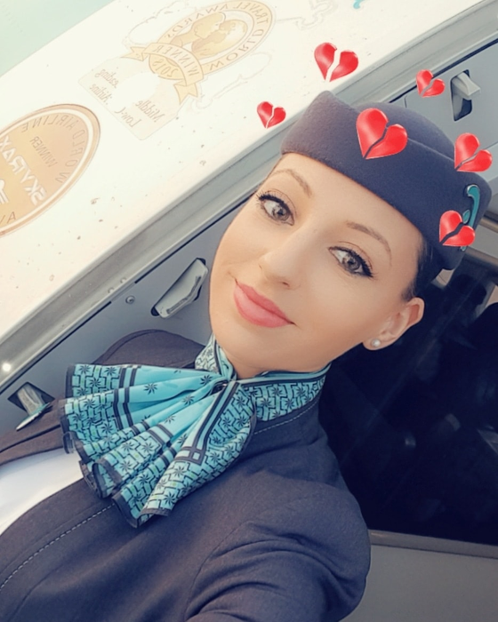 Denisa, stewardesa găsită moartă. Foto: Instagram