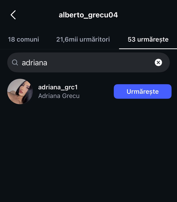 Alberto și Adriana sunt prieteni pe Instagram/ sursă foto: Instagram