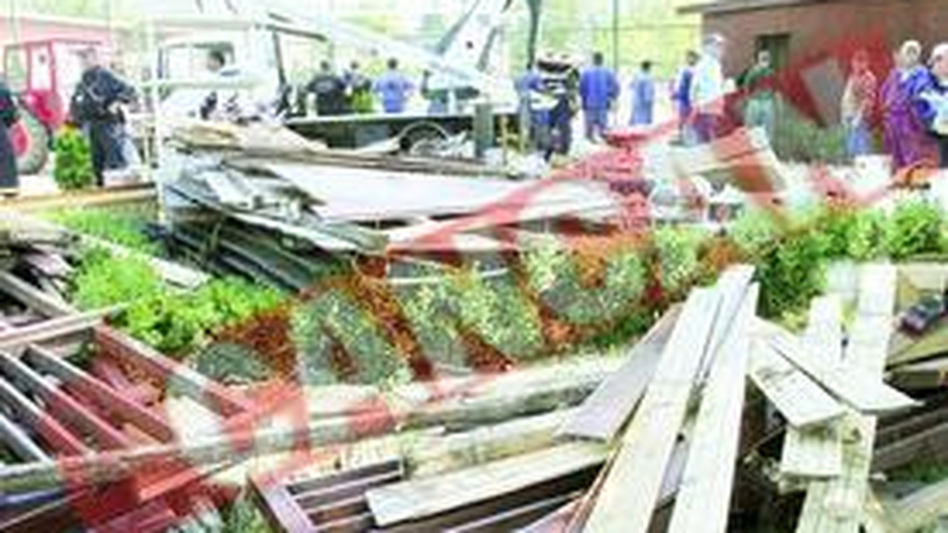 Terasele de fite din Herastrau, demolate