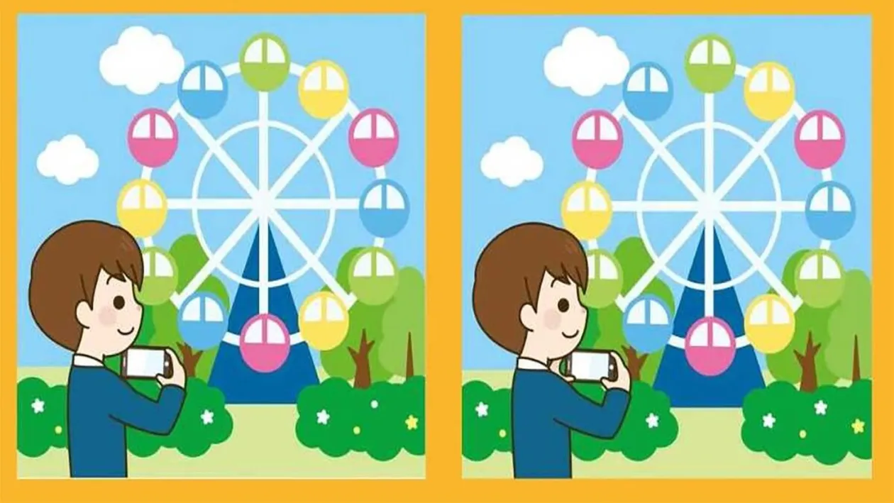 Test de inteligență | 3 diferențe în 19 secunde. Le puteți găsi?