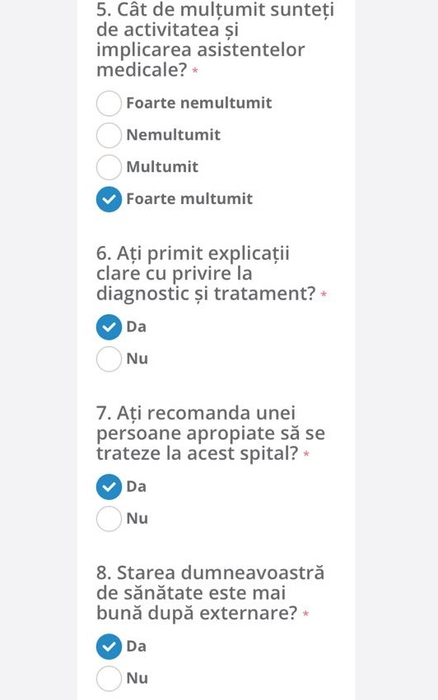 Incredibil! Cum încearcă Ministerul Sănătăţii să afle de la pacienţi daca dau şpagă medicilor de la Spitalul Fundeni