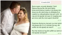 Caz tras la indigo după moartea Alexandrei, tânăra mămică din Botoșani. Raluca Bucșă s-a rugat ore în șir de medicul ei să o ajute să nască: ”Abia mai pot vorbi”