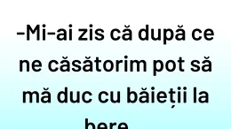 BANCUL ZILEI | Promisiuni conjugale
