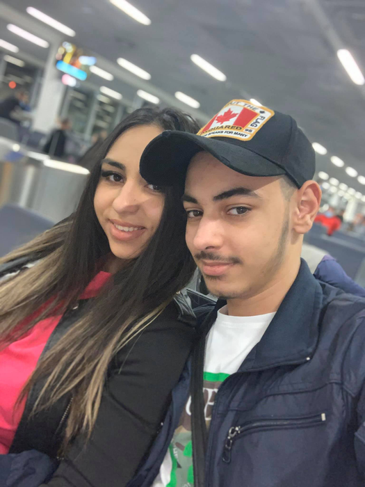 Dani Stoian, alături de viitoarea sa soție, Mihaela (Foto: Facebook)