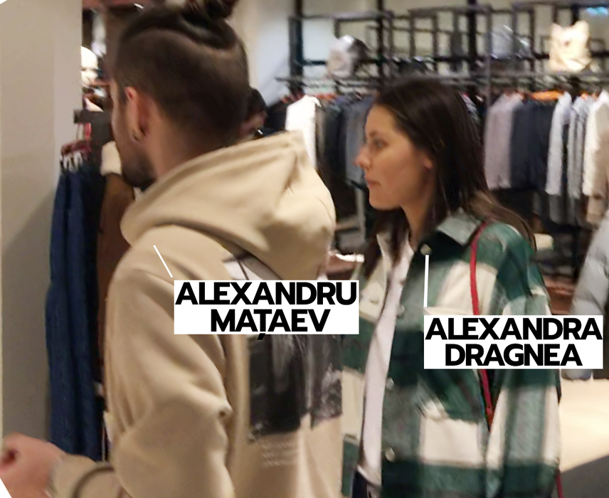 Alexandra și Alexandru, la shopping