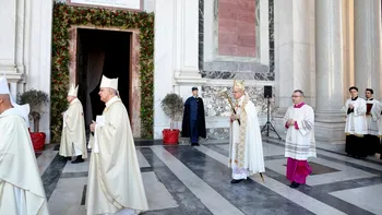 Ceremonie deosebită la Vatican: Poarta de la Bazilica Sfântul Paul a fost închisă. Papa Leon nu a fost prezent