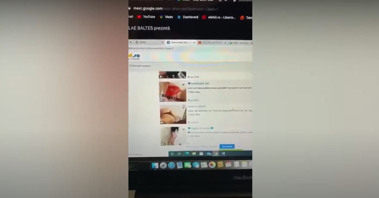 Profesor universitar din Sibiu, filmat de studenţi în timp ce naviga pe site-uri erotice: “Voi formula plângere penală” | FOTO & VIDEO