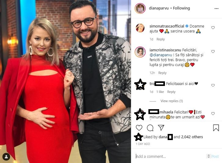 Diana Pârvu este în al doilea trimestru de sarcină și fericirea din sufletul ei a atins cote maxime © Instagram