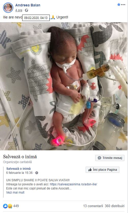 Andreea Bălan, apel disperat la ora 4:13 dimineața! E grav bolnav