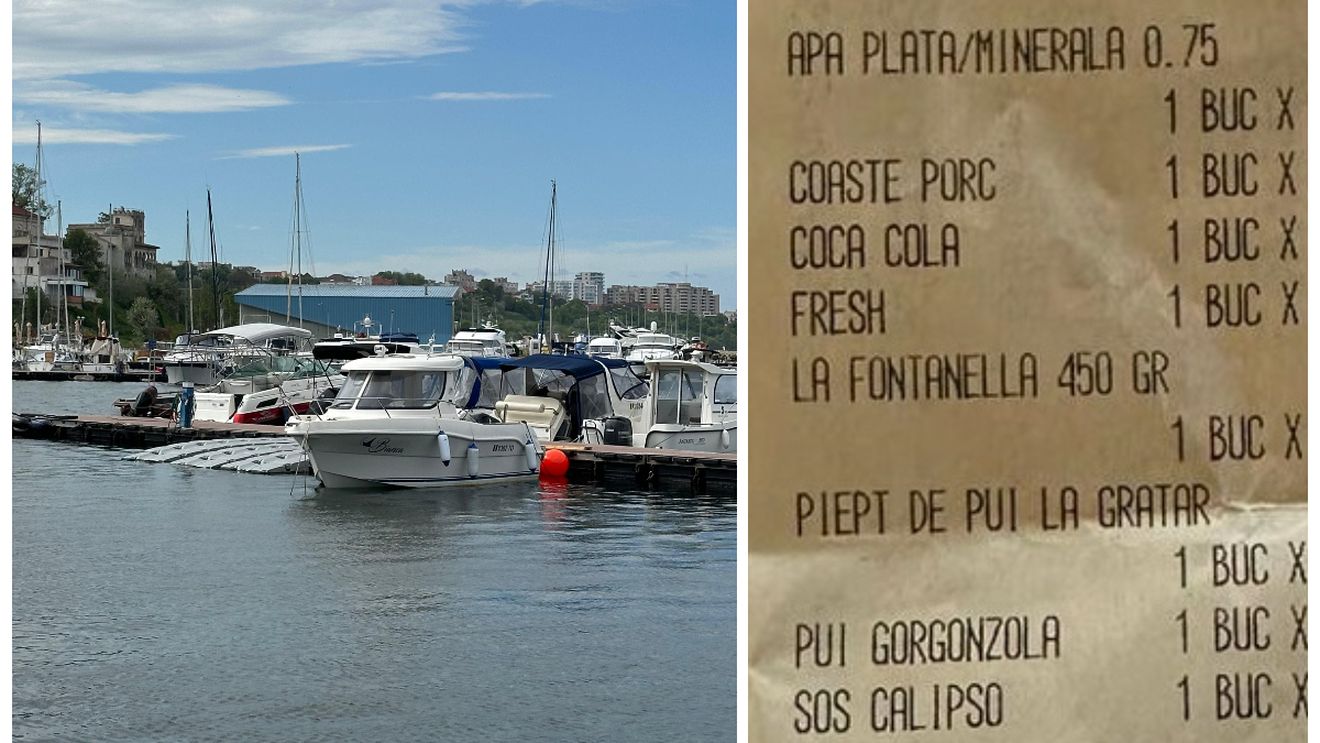 Patru români și-au făcut gaură în buget, după o masă pe litoral de 1 Mai! Câți bani au scos din buzunar la un restaurant din Portul Tomis