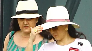 Imagini demenţiale cu Lidia Niculescu Mizil. Soacra lui Vanghelie fumează ca… ”mafioata”! :)