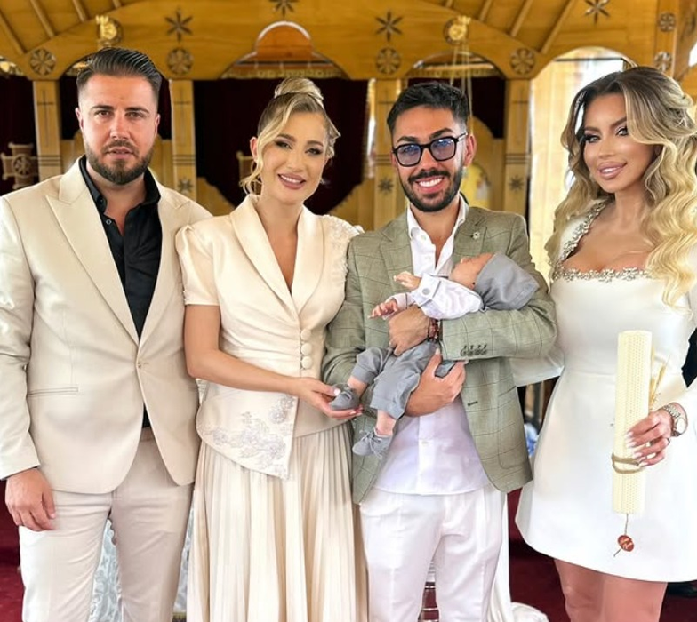 Amir Efrem a fost botezat. Sursa foto: Instagram