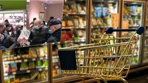 Zeci de oameni din Alexandria s-au luptat pentru carne la ofertă în pandemie. Autoritățile se tem că astfel de scene se vor repeta și în alte orașe
