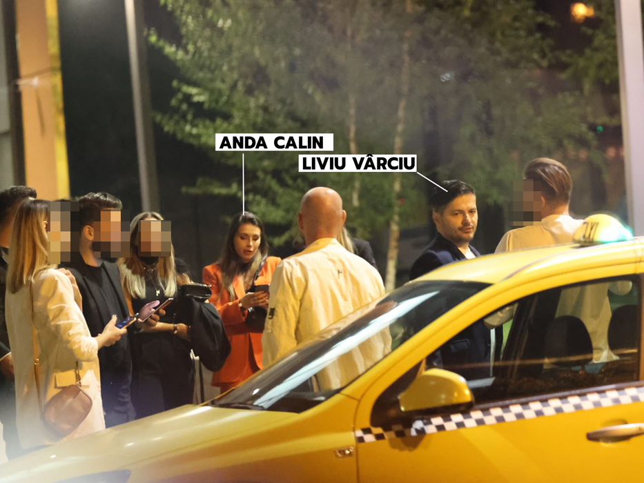 Liviu Vârciu țintește un taxi (Foto: CANCAN.RO)