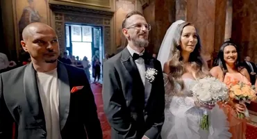 Puya și Melinda, nași de cununie. Rapperul l-a întrerupt pe preot și a zis 2 cuvinte care au creat rumoare în biserică