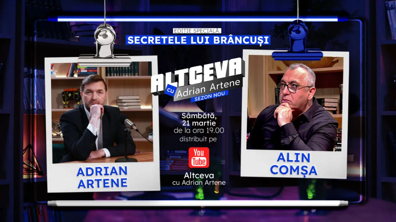 Secretele lui Constantin Brâncuși, dezvăluite într-un nou episod al podcastului ”Altceva cu Adrian Artene”