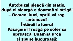 BANCUL ZILEI | "Oameni buni, opriți autobuzul!"