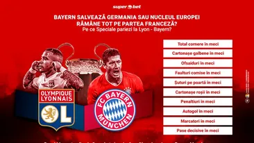 O semifinală de Ligă specială se tratează cu Pariuri Speciale! Ce te inspiră să SuperPariezi la Lyon – Bayern