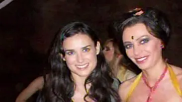 Silvia Pop, colega de filmare cu Demi Moore