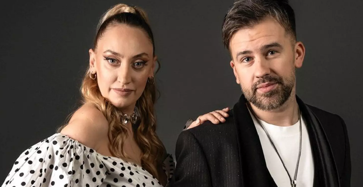 Florin Ristei și Ilona Brezoianu la ”Te cunosc de undeva”/ sursă foto: Instagram