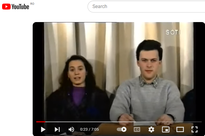 Andreea Esca a debutat în televiziune la 19 ani /Foto: YouTube