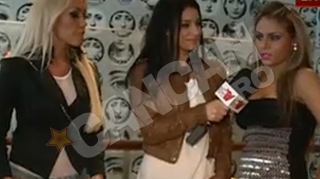 VIDEO SHOW INCREDIBIL! Fosta blonda a lui Ogica i-a spart un ou in fata Madalinei Secuianu, in direct la CANCAN TV